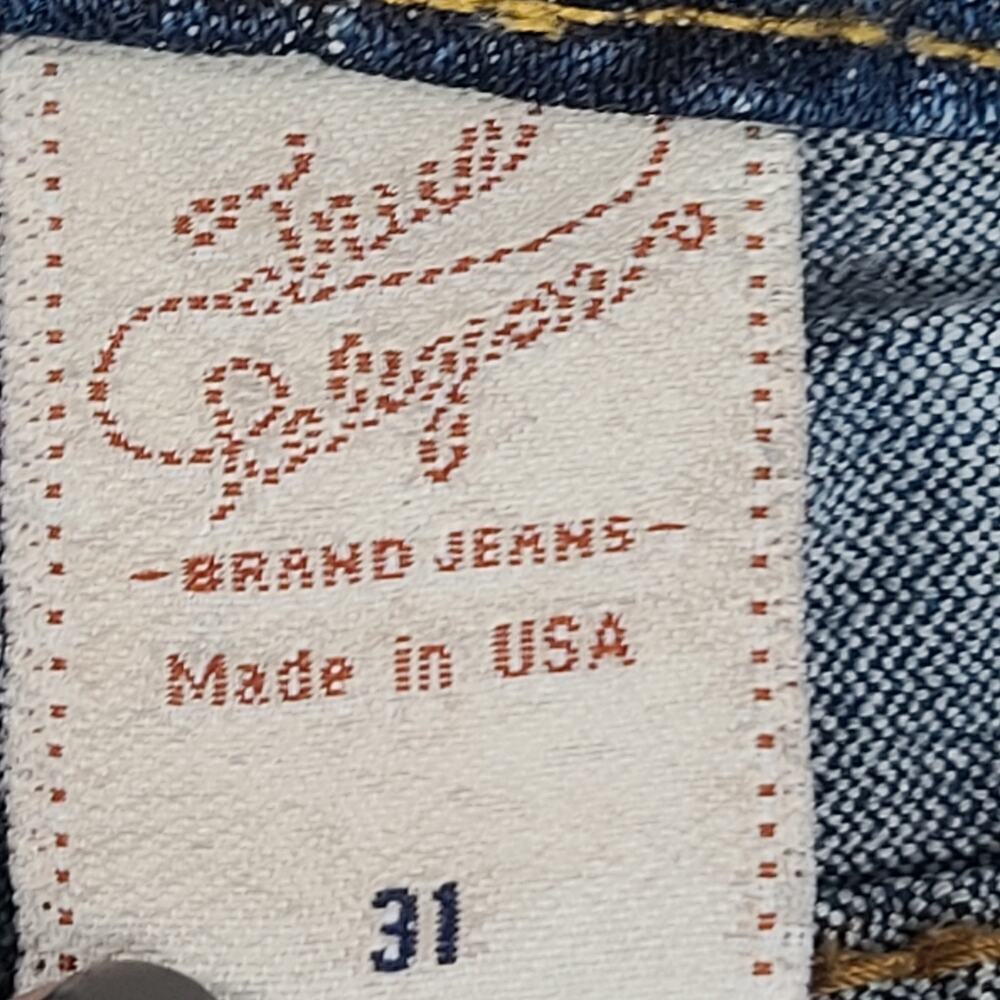 True Religion VTG women's blue Jean shorts midrise cut off  Size 31 Beachy Jorts - Picture 5 of 8